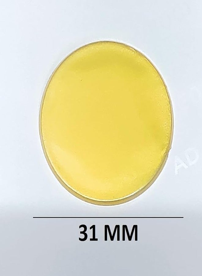 موريل عملة معدنية دائرية عادية من موريل، مصنوعة من البلاستيك، مناسبة للمتاجر، والألعاب، والمحلات التجارية، والكازينوهات، والمدارس، وغيرها. (400 عملة، لون ذهبي) 31 مم، عبوة من 400 قطعة - Image 3